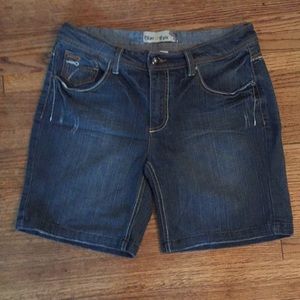 Blue Epic above the knee long jean shorts size 10